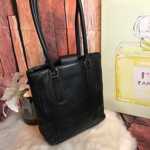 Vintage COACH leather 'Bonnie saddle bag tote' made in Costa Rica k0p-9422